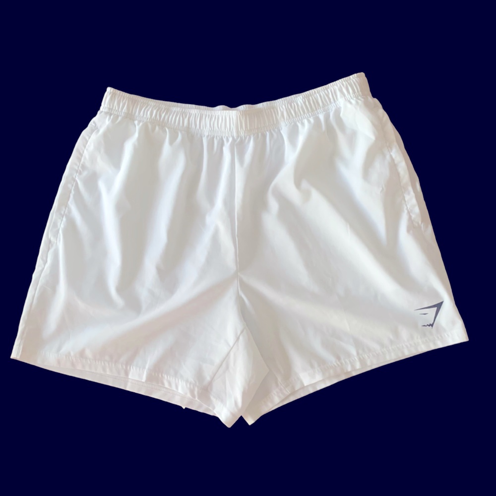 Gymshark White Athletic Shorts